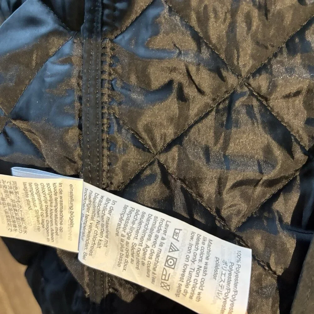 J.Crew Barn‎ Chore Coat Men's XL Black Corduroy Collar Quilted Jacket Old Money